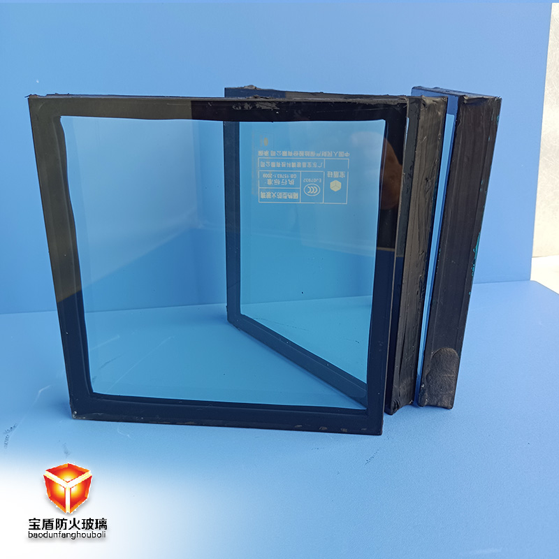 纳米水晶硅防火玻璃